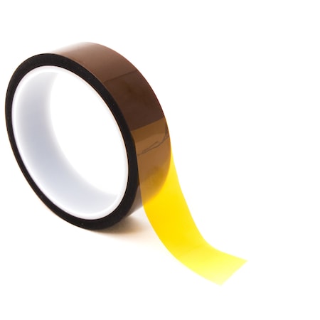 Bertech High-Temperature Polyimide Tape, 2 Mil Thick, 1 In. Wide x 36 Yards Long, Amber - UL Recognized PPT2-1